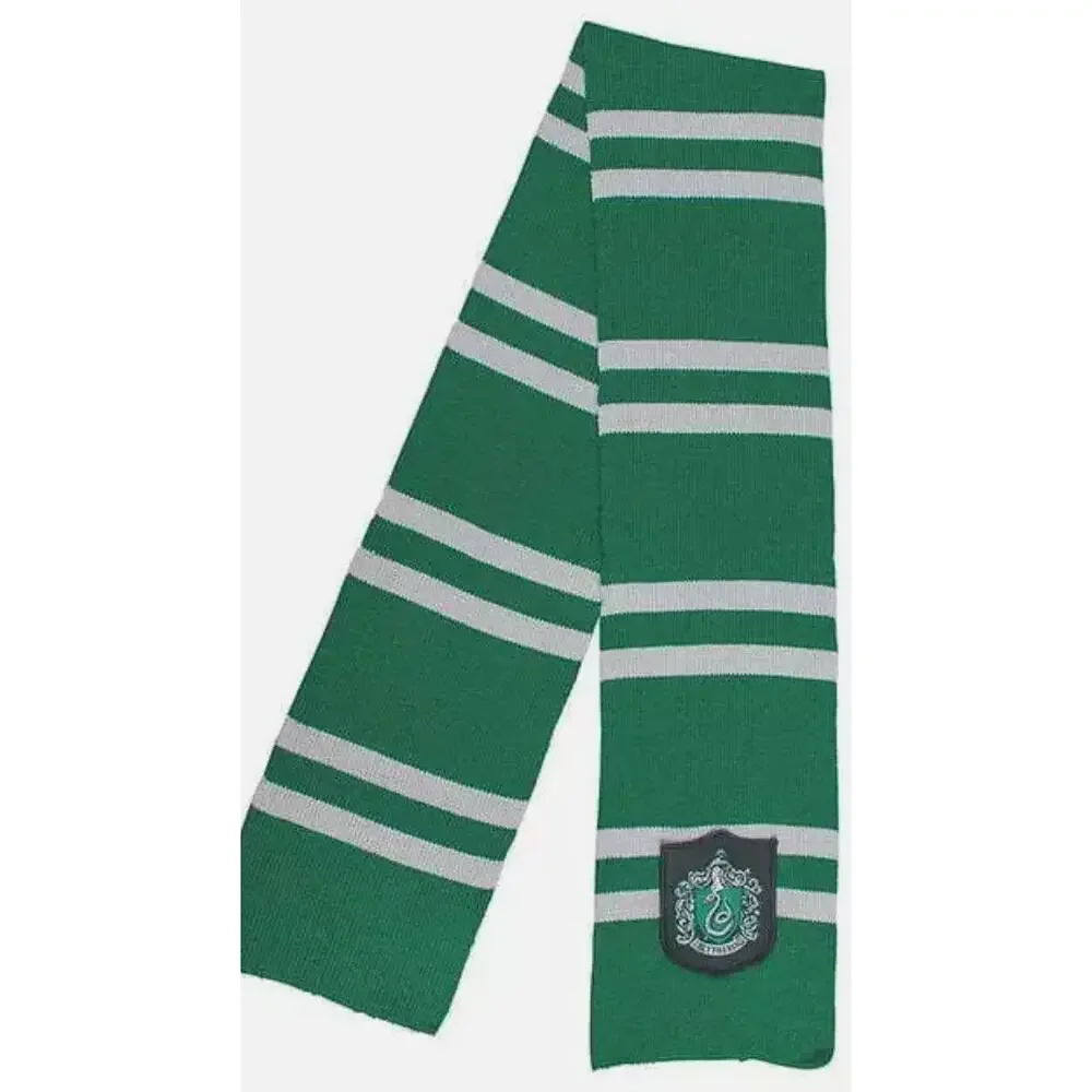 Disguise Harry Potter Wizarding World Slytherin Scarf Green Gray Costume NEW